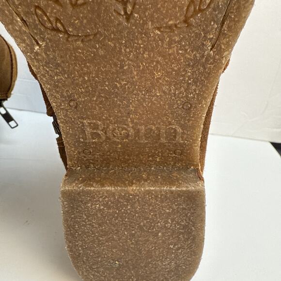 Born Women’s 9 Moraga Brown Suede Buckle Zip Boho Ankle Comfort Boots EUC - Picture 10 of 10